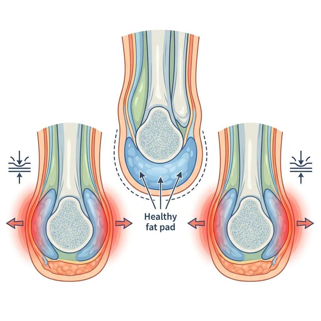 fat pad displacement diagram